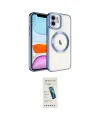 ieg™ iPhone 11 Kılıf Nova Işık Özel Seri - Şeffaf Pasifik Cam Ekran Koruyucu