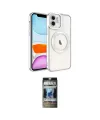 ieg™ iPhone 11 Kılıf Nova Işık Özel Seri - Siyah 34D Hayalet Izgaralı Cam