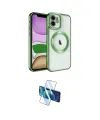 ieg™ iPhone 11 Kılıf Nova Işık Özel Seri - Siyah 3D Antistatik Seramik Nano Ekran Koruyucu
