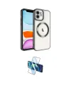 ieg™ iPhone 11 Kılıf Nova Işık Özel Seri - Siyah 3D Antistatik Seramik Nano Ekran Koruyucu