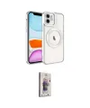 ieg™ iPhone 11 Kılıf Nova Işık Özel Seri - Siyah Bilvis 3D Cam Ekran Koruyucu