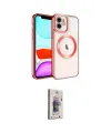 ieg™ iPhone 11 Kılıf Nova Işık Özel Seri - Siyah Bilvis 3D Cam Ekran Koruyucu