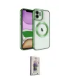 ieg™ iPhone 11 Kılıf Nova Işık Özel Seri - Siyah Bilvis 3D Cam Ekran Koruyucu