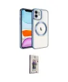 ieg™ iPhone 11 Kılıf Nova Işık Özel Seri - Siyah Bilvis 3D Cam Ekran Koruyucu
