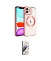 ieg™ iPhone 11 Kılıf Nova Işık Özel Seri - Siyah Bilvis 3D Mat Cam Ekran Koruyucu