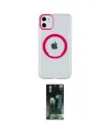 ieg™ iPhone 11 Kılıf Pusula Form - Şeffaf 360 Full Body Arka Koruyucu