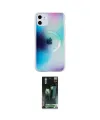 ieg™ iPhone 11 Kılıf Pusula Form - Şeffaf 360 Full Body Arka Koruyucu