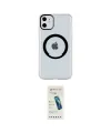 ieg™ iPhone 11 Kılıf Pusula Form - Şeffaf Pasifik Cam Ekran Koruyucu