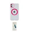 ieg™ iPhone 11 Kılıf Pusula Form - Şeffaf Pasifik Cam Ekran Koruyucu