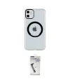 ieg™ iPhone 11 Kılıf Pusula Form - Şeffaf Uv Polymer Nano Ekran Koruyucu