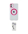 ieg™ iPhone 11 Kılıf Pusula Form - Şeffaf Uv Polymer Nano Ekran Koruyucu
