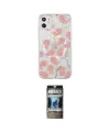 ieg™ iPhone 11 Kılıf Pusula Form - Siyah 34D Hayalet Izgaralı Cam