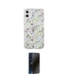 ieg™ iPhone 11 Kılıf Pusula Form - Siyah 3D Antistatik Hayalet Cam Ekran Koruyucu