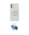 ieg™ iPhone 11 Kılıf Pusula Form - Siyah 3D Antistatik Seramik Nano Ekran Koruyucu
