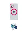 ieg™ iPhone 11 Kılıf Pusula Form - Siyah 3D Antistatik Seramik Nano Ekran Koruyucu