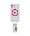 ieg™ iPhone 11 Kılıf Pusula Form - Siyah 6D Mat Seramik Hayalet Nano Ekran Koruyucu