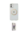 ieg™ iPhone 11 Kılıf Pusula Form - Siyah Bilvis 3D Cam Ekran Koruyucu