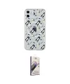 ieg™ iPhone 11 Kılıf Pusula Form - Siyah Bilvis 3D Mat Cam Ekran Koruyucu