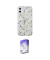 ieg™ iPhone 11 Kılıf Pusula Form - Siyah Bilvis 5in1 3D Magic Cam Ekran Koruyucu