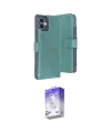ieg™ iPhone 11 Kılıf Siluet Işık Serisi - Siyah Bilvis 5in1 3D Magic Cam Ekran Koruyucu