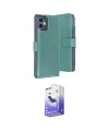 ieg™ iPhone 11 Kılıf Siluet Işık Serisi - Siyah Bilvis 5in1 5D Magic Hayalet Cam Ekran Koruyucu