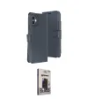 ieg™ iPhone 11 Kılıf Siluet Işık Serisi - Siyah Bilvis Hayalet Cam Ekran Koruyucu