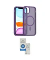 ieg™ iPhone 11 Kılıf Siluet Minimal Prime - Şeffaf Royal Nano Ekran Koruyucu