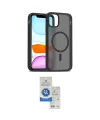 ieg™ iPhone 11 Kılıf Siluet Minimal Prime - Şeffaf Royal Nano Ekran Koruyucu