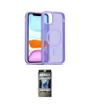 ieg™ iPhone 11 Kılıf Siluet Minimal Prime - Siyah 34D Hayalet Izgaralı Cam