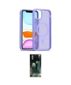 ieg™ iPhone 11 Kılıf Siluet Minimal Prime - Siyah 360 Mat Full Body Arka Koruyucu