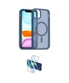 ieg™ iPhone 11 Kılıf Siluet Minimal Prime - Siyah 3D Antistatik Cam Ekran Koruyucu