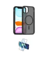 ieg™ iPhone 11 Kılıf Siluet Minimal Prime - Siyah 3D Antistatik Cam Ekran Koruyucu