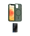 ieg™ iPhone 11 Kılıf Siluet Minimal Prime - Siyah 3D Antistatik Hayalet Cam Ekran Koruyucu