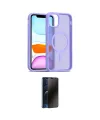ieg™ iPhone 11 Kılıf Siluet Minimal Prime - Siyah 3D Antistatik Hayalet Cam Ekran Koruyucu