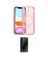 ieg™ iPhone 11 Kılıf Siluet Minimal Prime - Siyah 3D Antistatik Hayalet Cam Ekran Koruyucu