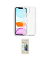 ieg™ iPhone 11 Kılıf Siluet Minimal Prime - Siyah 6D Mat Seramik Hayalet Nano Ekran Koruyucu