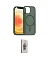 ieg™ iPhone 11 Kılıf Siluet Minimal Prime - Siyah Bilvis 3D Cam Ekran Koruyucu
