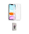 ieg™ iPhone 11 Kılıf Siluet Minimal Prime - Siyah Bilvis 3D Cam Ekran Koruyucu