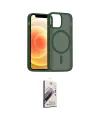 ieg™ iPhone 11 Kılıf Siluet Minimal Prime - Siyah Bilvis 3D Mat Cam Ekran Koruyucu