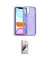 ieg™ iPhone 11 Kılıf Siluet Minimal Prime - Siyah Bilvis 3D Mat Cam Ekran Koruyucu