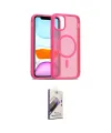 ieg™ iPhone 11 Kılıf Siluet Minimal Prime - Siyah Bilvis 3D Mat Cam Ekran Koruyucu