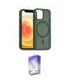 ieg™ iPhone 11 Kılıf Siluet Minimal Prime - Siyah Bilvis 5in1 3D Magic Cam Ekran Koruyucu
