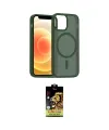 ieg™ iPhone 11 Kılıf Siluet Minimal Prime - Siyah Buffer Cam Ekran Koruyucu