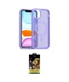 ieg™ iPhone 11 Kılıf Siluet Minimal Prime - Siyah Buffer Cam Ekran Koruyucu
