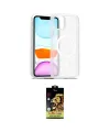 ieg™ iPhone 11 Kılıf Siluet Minimal Prime - Siyah Buffer Cam Ekran Koruyucu