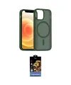 ieg™ iPhone 11 Kılıf Siluet Minimal Prime - Siyah Buffer Hayalet Cam Ekran Koruyucu