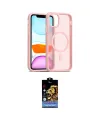ieg™ iPhone 11 Kılıf Siluet Minimal Prime - Siyah Buffer Hayalet Cam Ekran Koruyucu