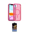 ieg™ iPhone 11 Kılıf Siluet Minimal Prime - Siyah Buffer Hayalet Cam Ekran Koruyucu