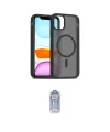ieg™ iPhone 11 Kılıf Siluet Minimal Prime - Siyah Joko Magic 5D Cam
