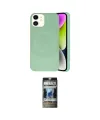 ieg™ iPhone 11 Kılıf Ufuk Serisi - Siyah 34D Hayalet Izgaralı Cam